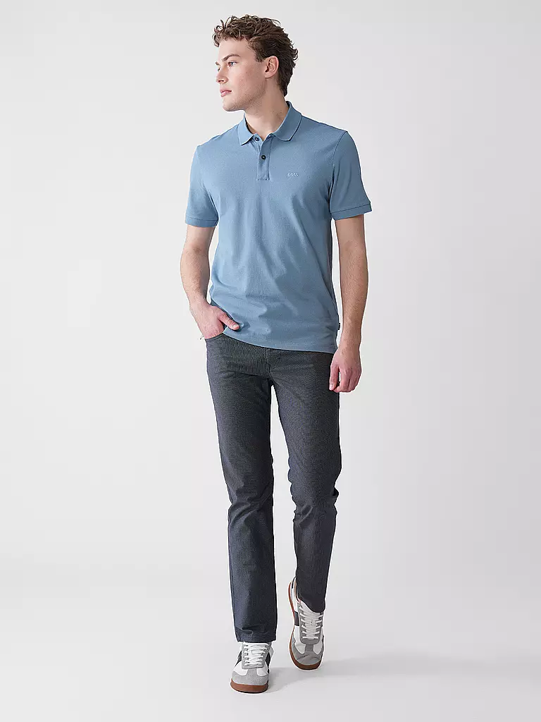 BOSS | Polo Regular Fit PALLAS | Azul claro