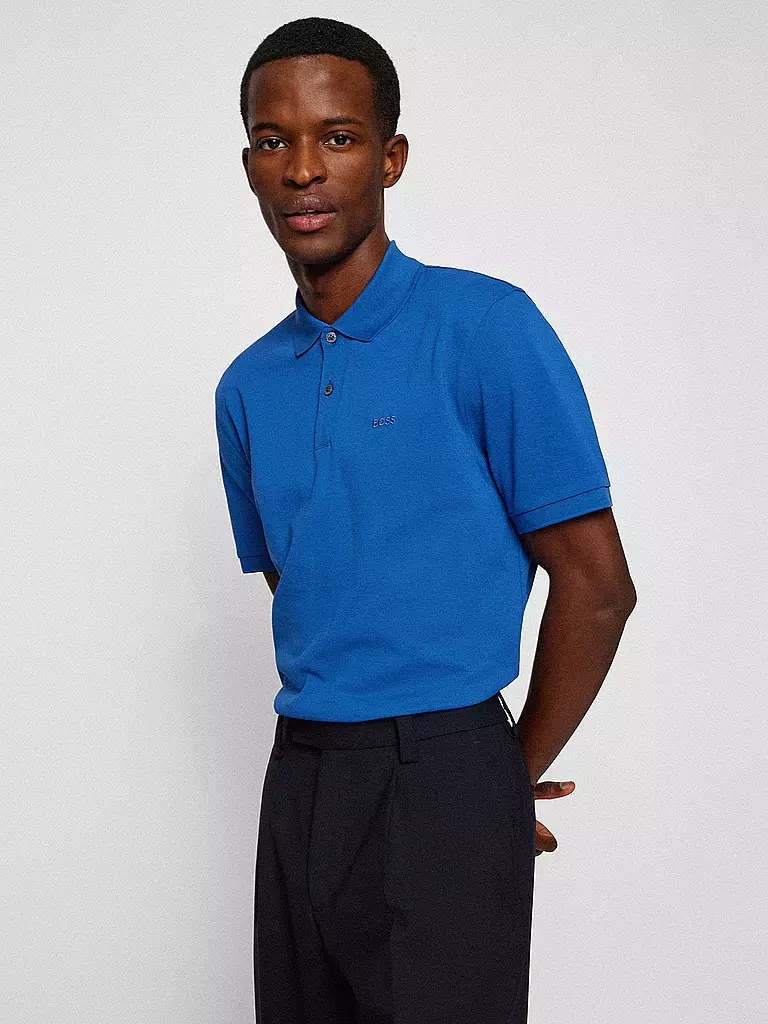 BOSS | Polo Regular Fit PALLAS | Azul