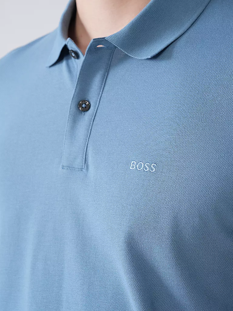 BOSS | Polo Regular Fit PALLAS | Azul claro