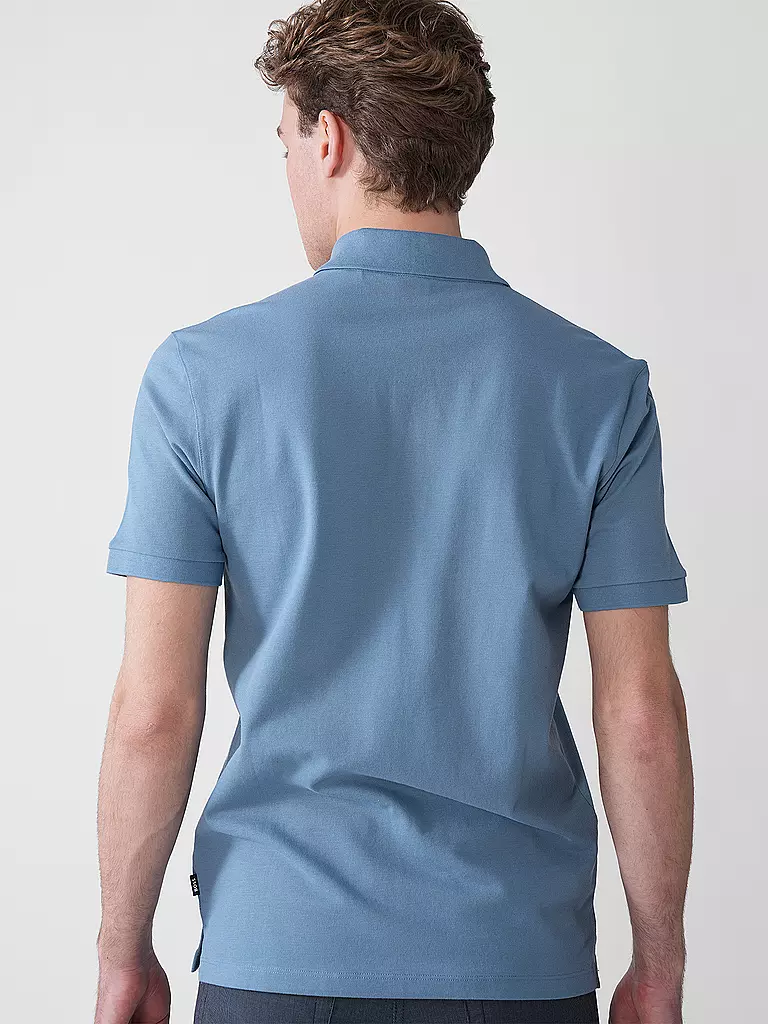BOSS | Polo Regular Fit PALLAS | Azul claro