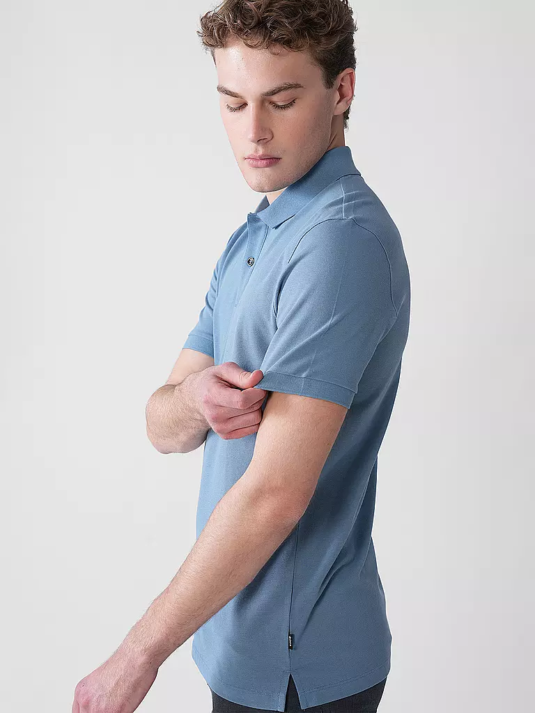 BOSS | Polo Regular Fit PALLAS | Azul claro