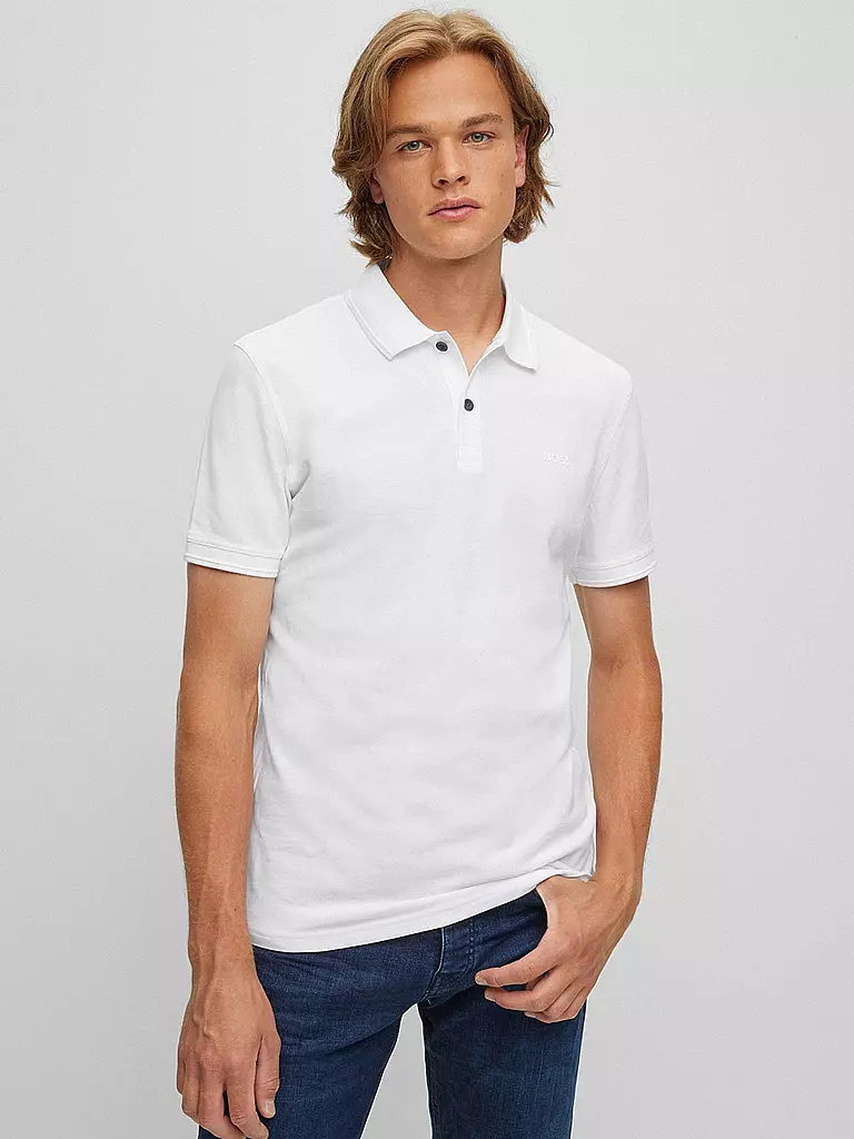BOSS | Polo Regular Fit PRIME | Blanco