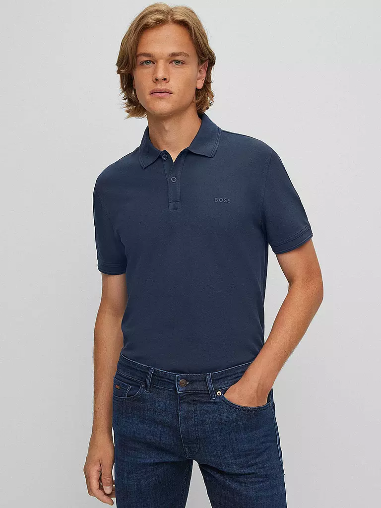 BOSS | Polo Regular Fit PRIME | Azul
