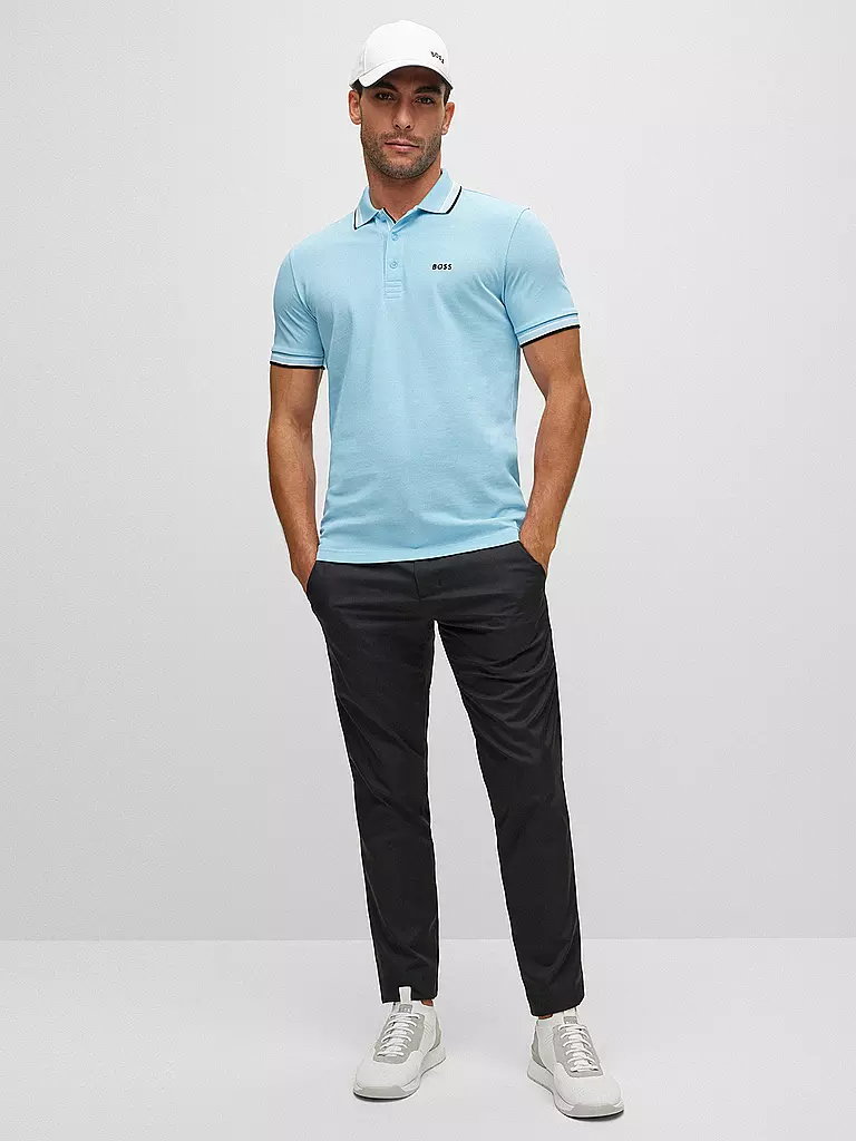 BOSS | Poloshirt Modern Fit PADDY | Azul claro
