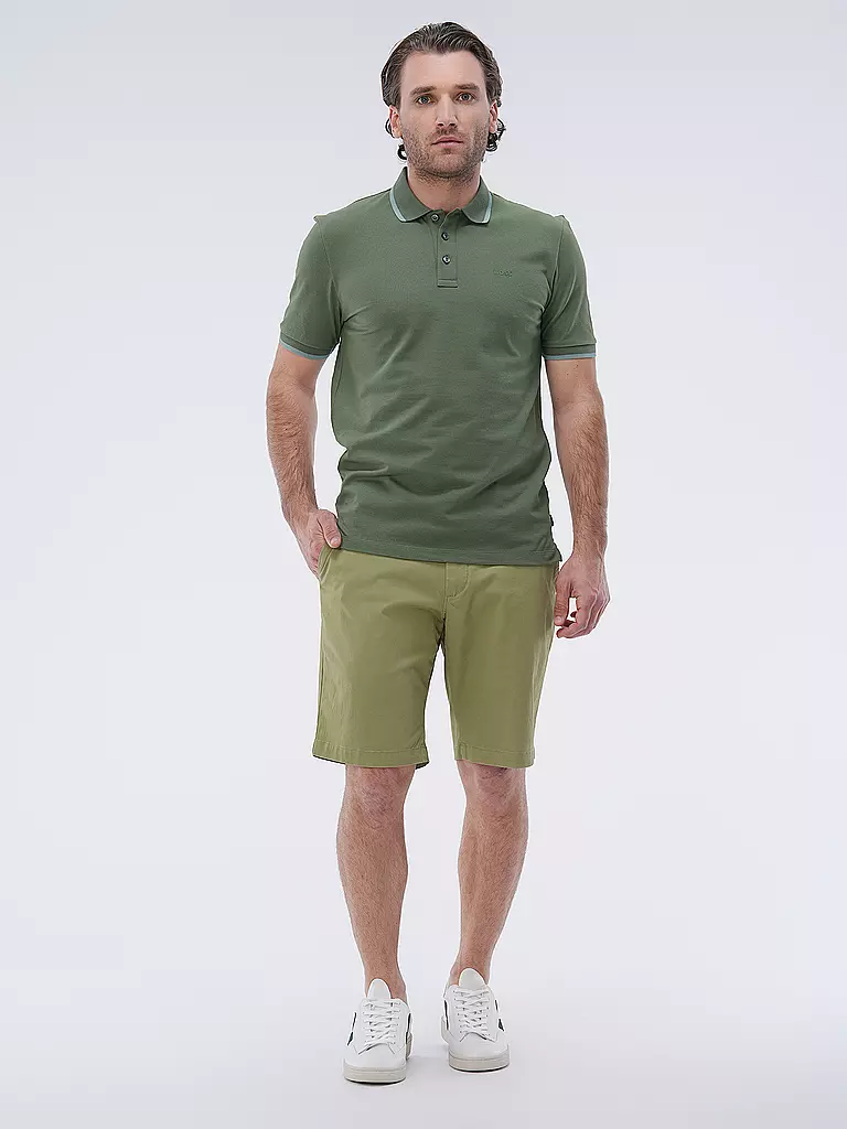 BOSS | Poloshirt PARLAY 190 | Verde oscuro