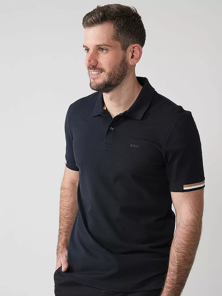 BOSS | Poloshirt PARLEY 147 | Azul oscuro