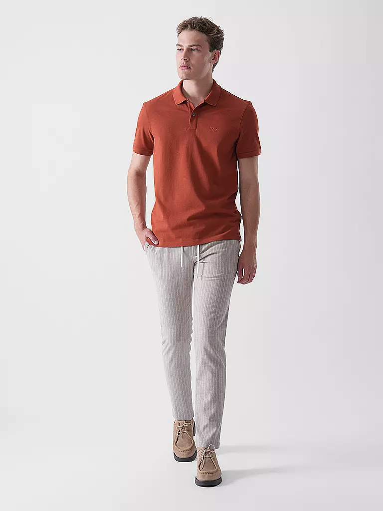 BOSS | Poloshirt Regular Fit PALLAS | Rojo oscuro