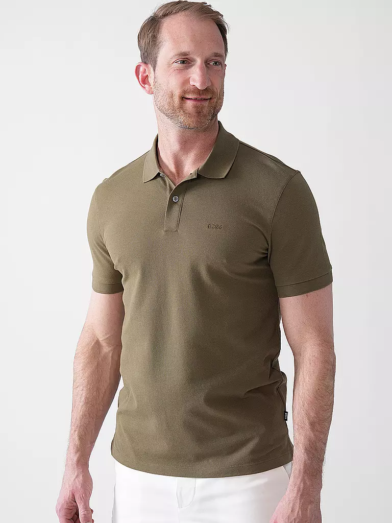BOSS | Poloshirt Regular Fit PALLAS | Oliva