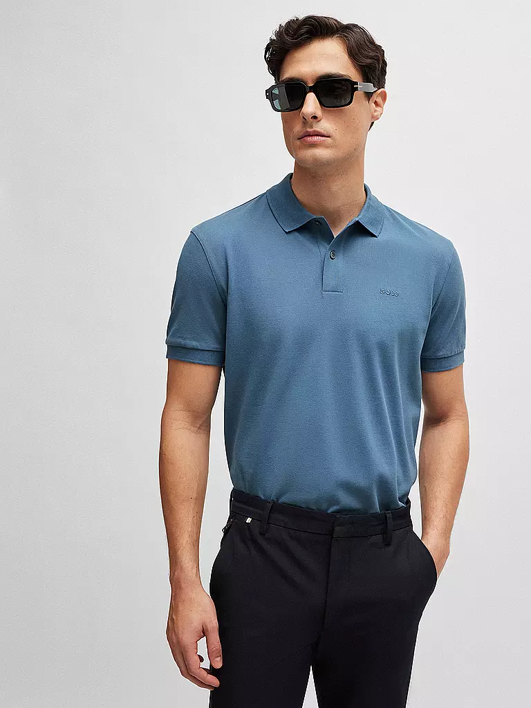 BOSS | Poloshirt Regular Fit PALLAS | Azul claro