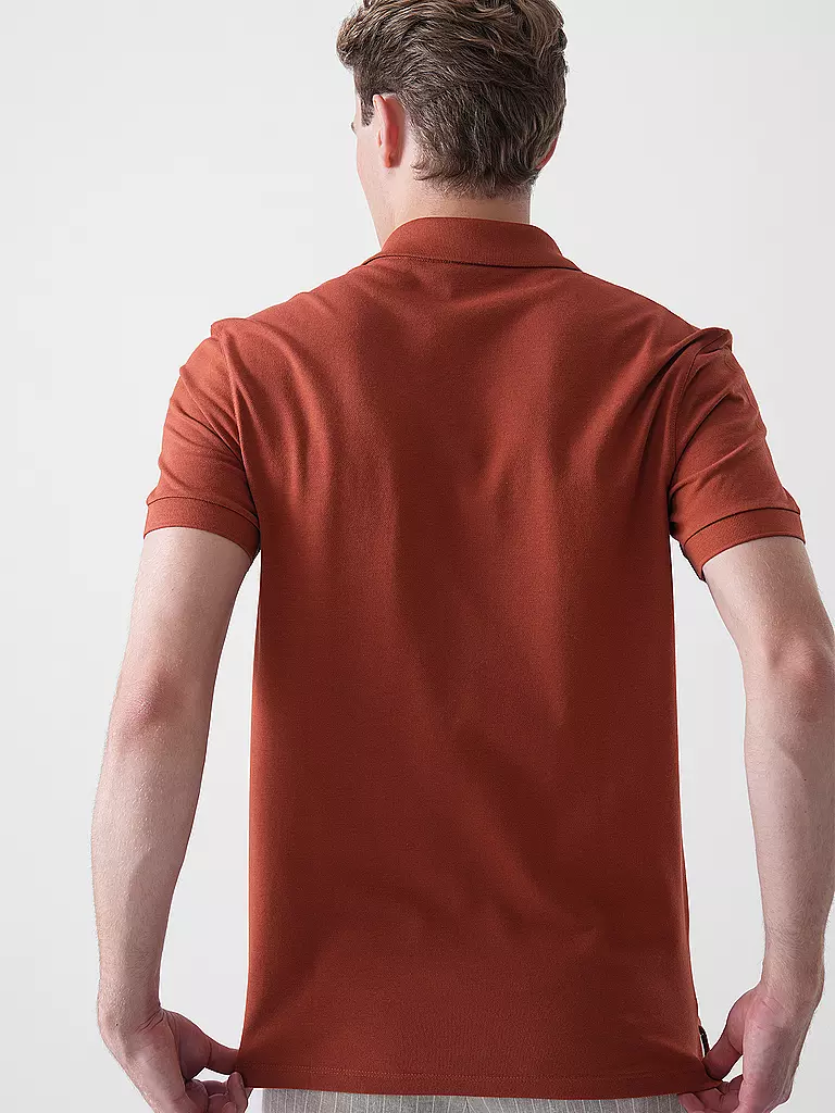 BOSS | Poloshirt Regular Fit PALLAS | Rojo oscuro