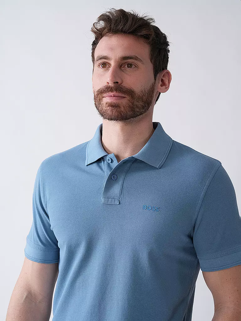 BOSS | Poloshirt Regular Fit PRIME | Azul claro