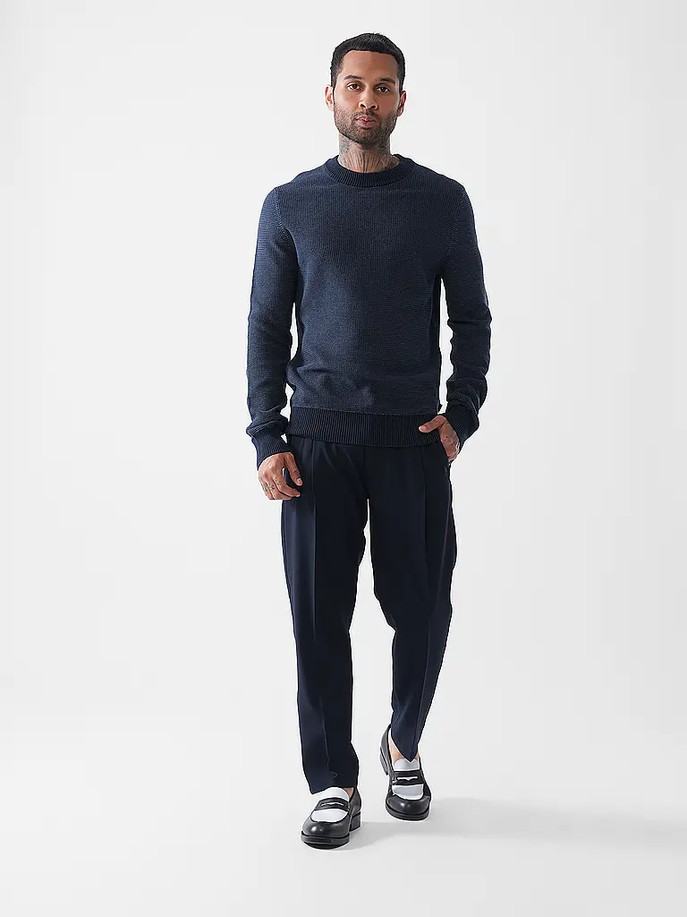 BOSS | Pullover KLAPOK | Azul oscuro