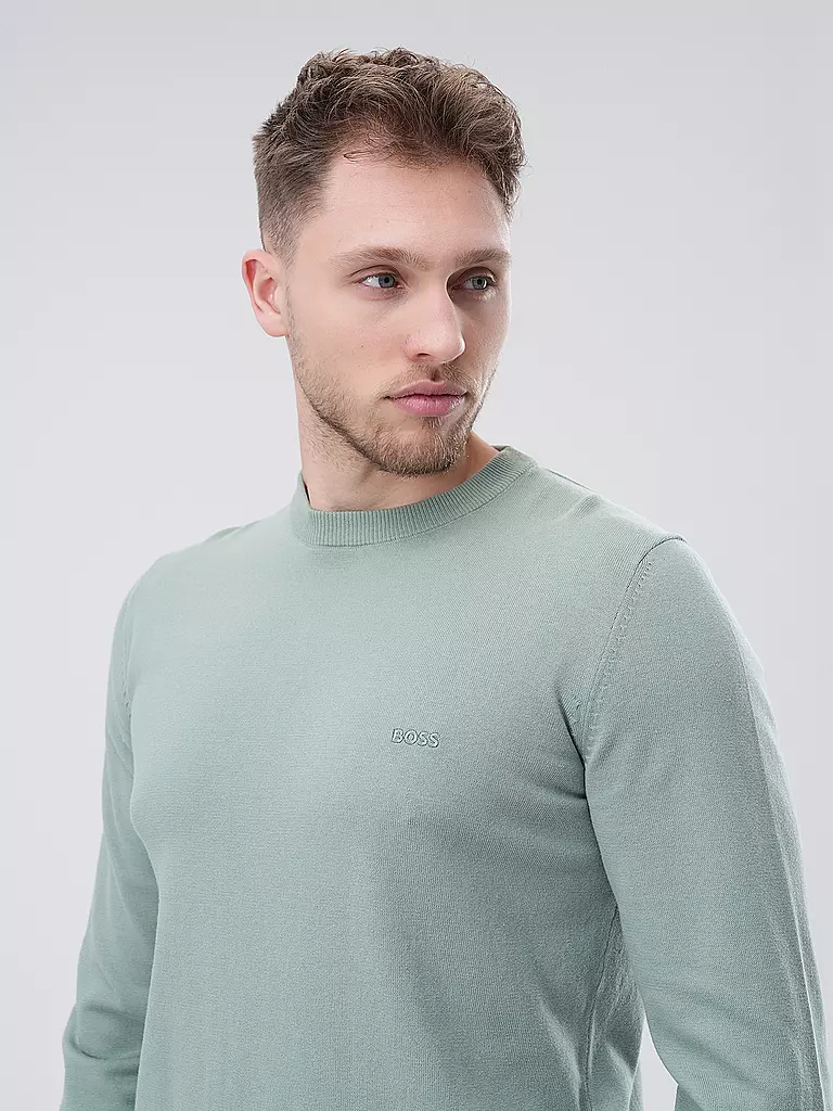 BOSS | Pullover Regular Fit PACAS-L  | Verde claro