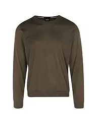 BOSS | Pullover Slim Fit LENO-P | Oliva