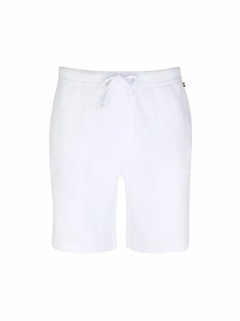 BOSS | Pyjamahose - Shorts | Blanco