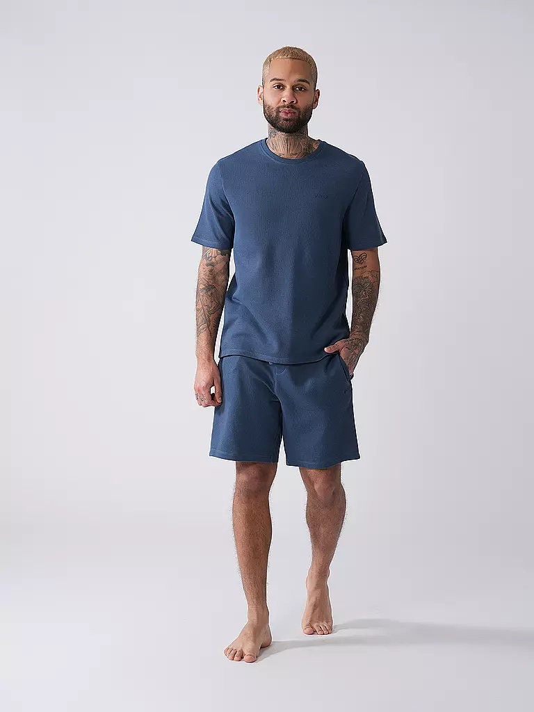 BOSS | Pyjamahose - Shorts | Azul
