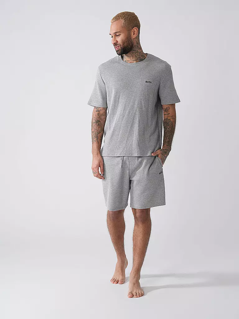 BOSS | Pyjamahose - Shorts | Gris