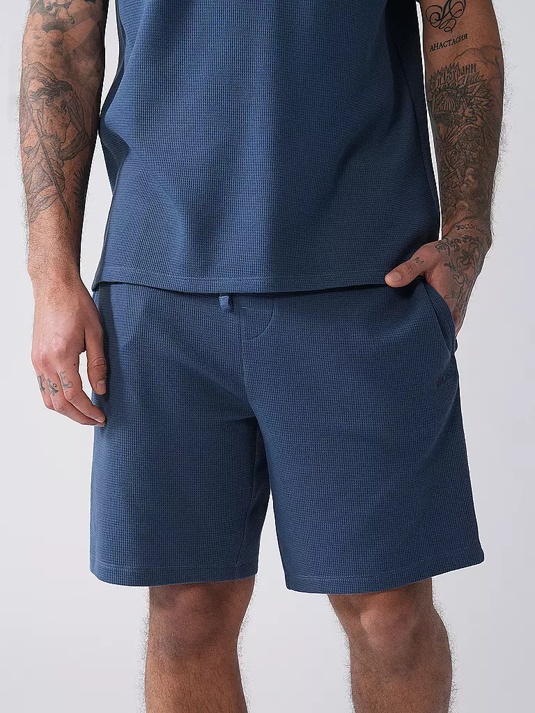 BOSS | Pyjamahose - Shorts | Azul