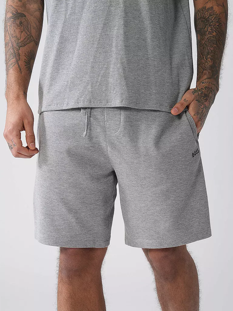 BOSS | Pyjamahose - Shorts | Gris