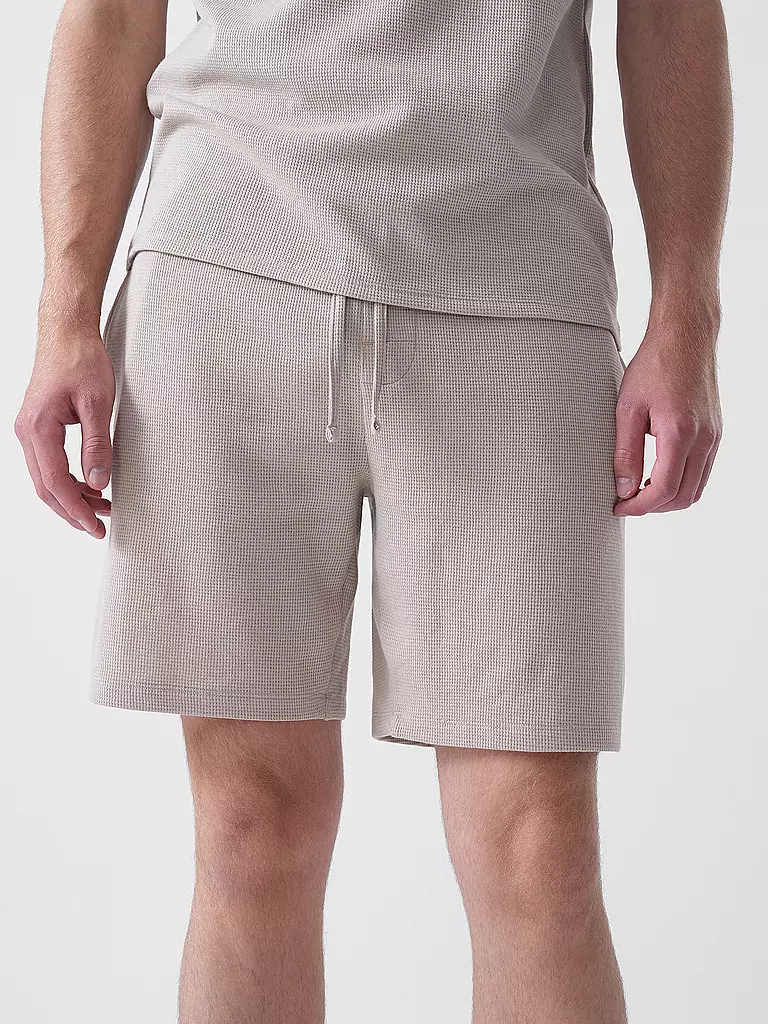 BOSS | Pyjamahose - Shorts | Beige