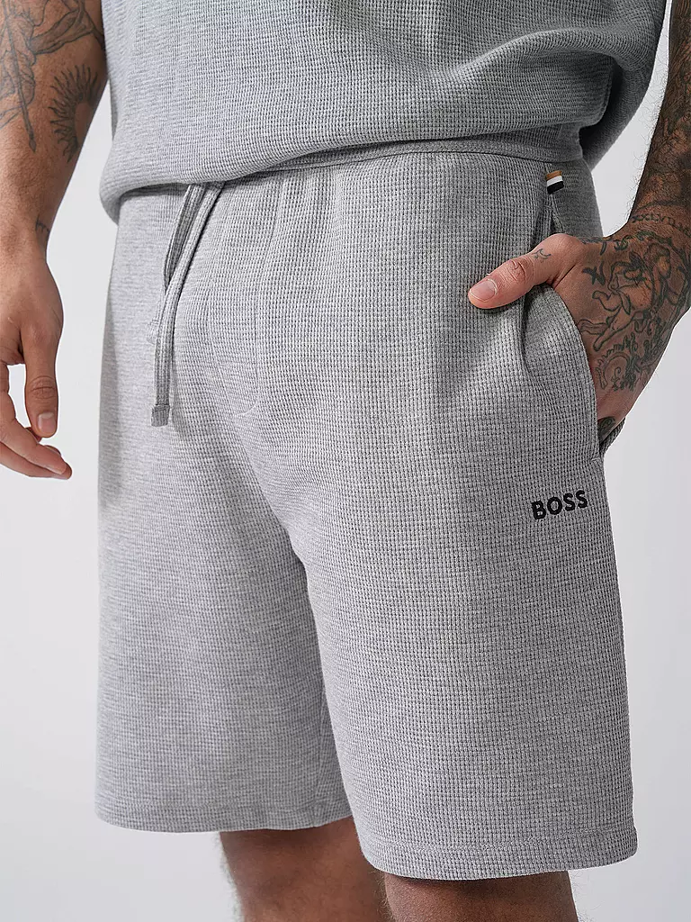 BOSS | Pyjamahose - Shorts | Gris