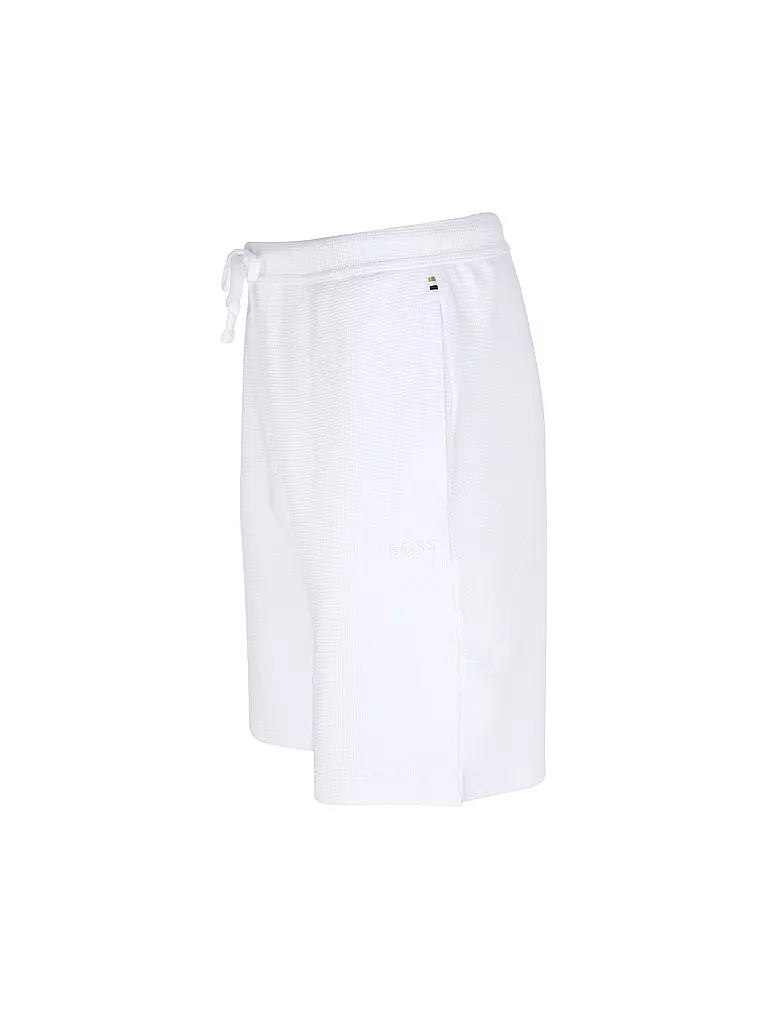 BOSS | Pyjamahose - Shorts | Blanco