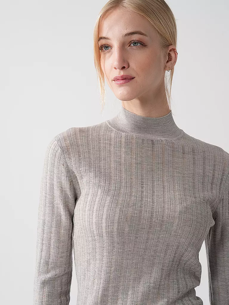 BOSS | Rollkragenpullover FATIRAMI | Gris
