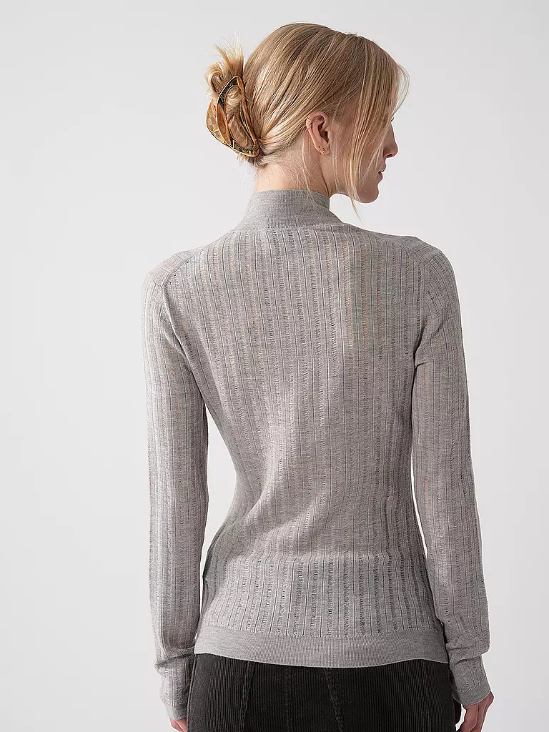 BOSS | Rollkragenpullover FATIRAMI | Gris