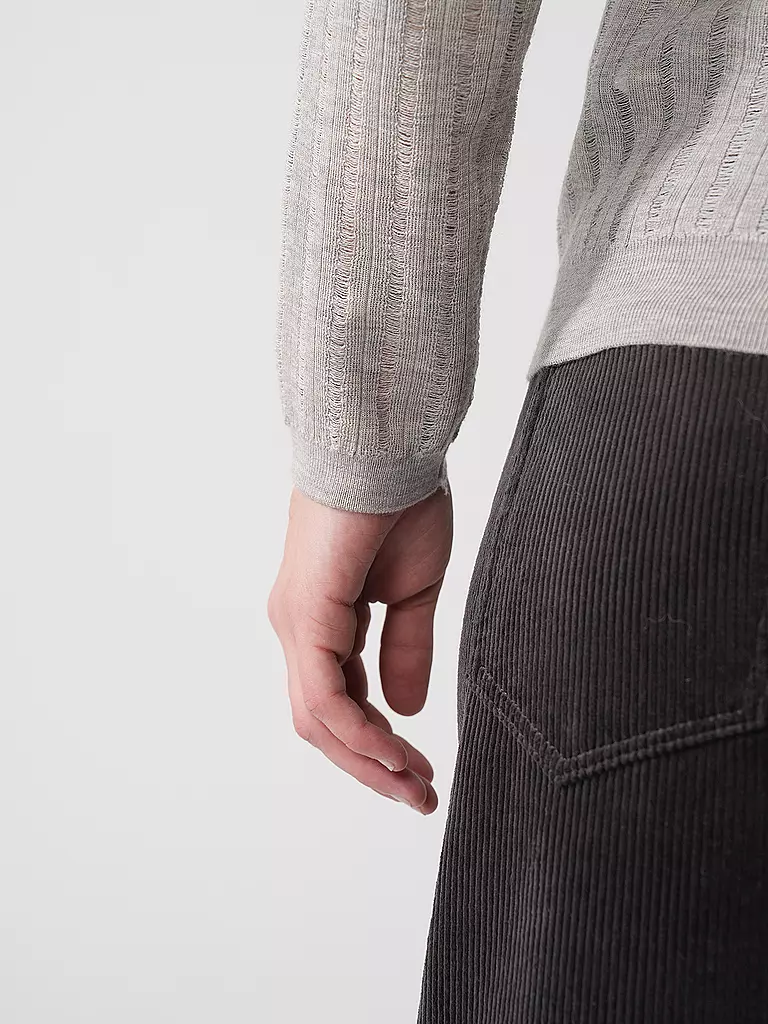BOSS | Rollkragenpullover FATIRAMI | Gris