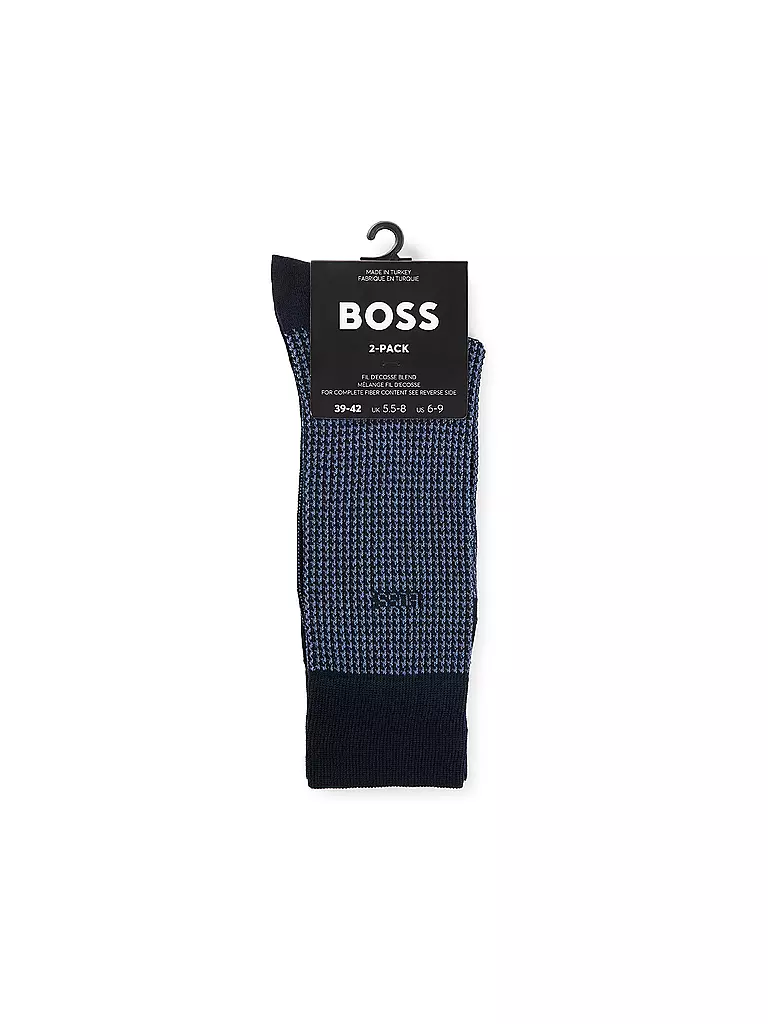 BOSS | Socke 2er Pkg. blue | Azul oscuro