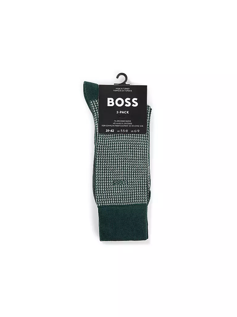 BOSS | Socken 2er Pkg. green | Verde oscuro