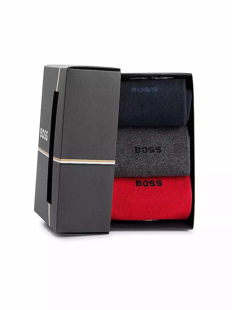 BOSS | Socken 3-er Pack open red | Rojo