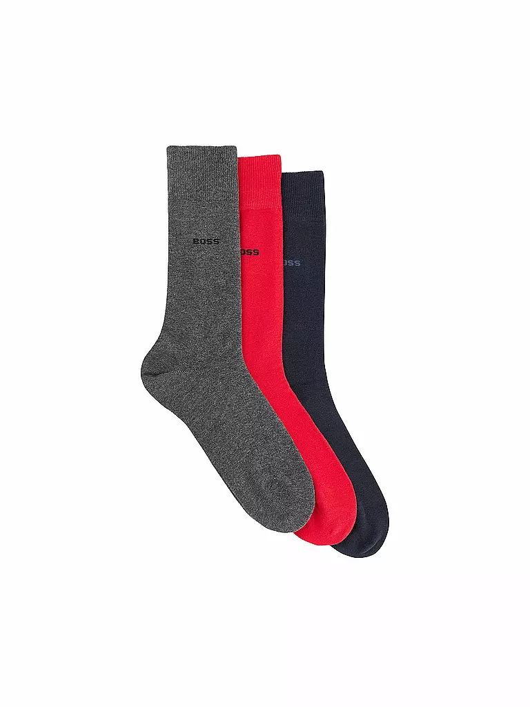 BOSS | Socken 3-er Pack open red | Rojo