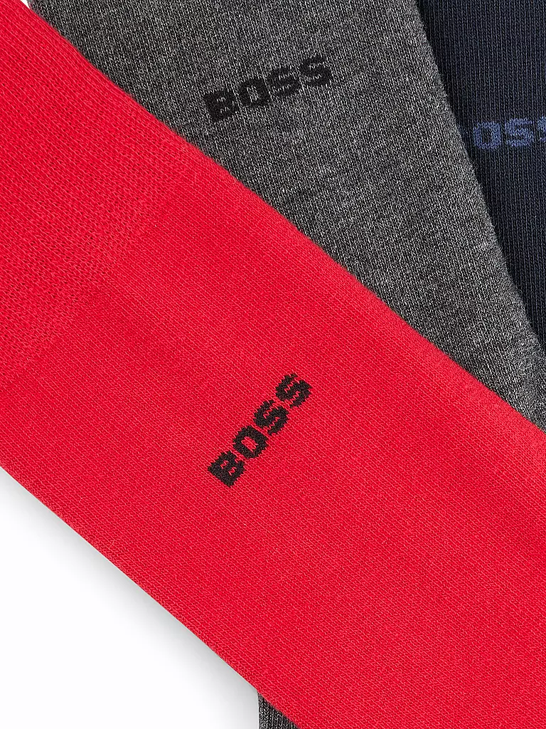 BOSS | Socken 3-er Pack open red | Rojo