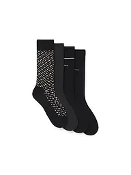 BOSS | Socken 4er Pkg. black | Negro