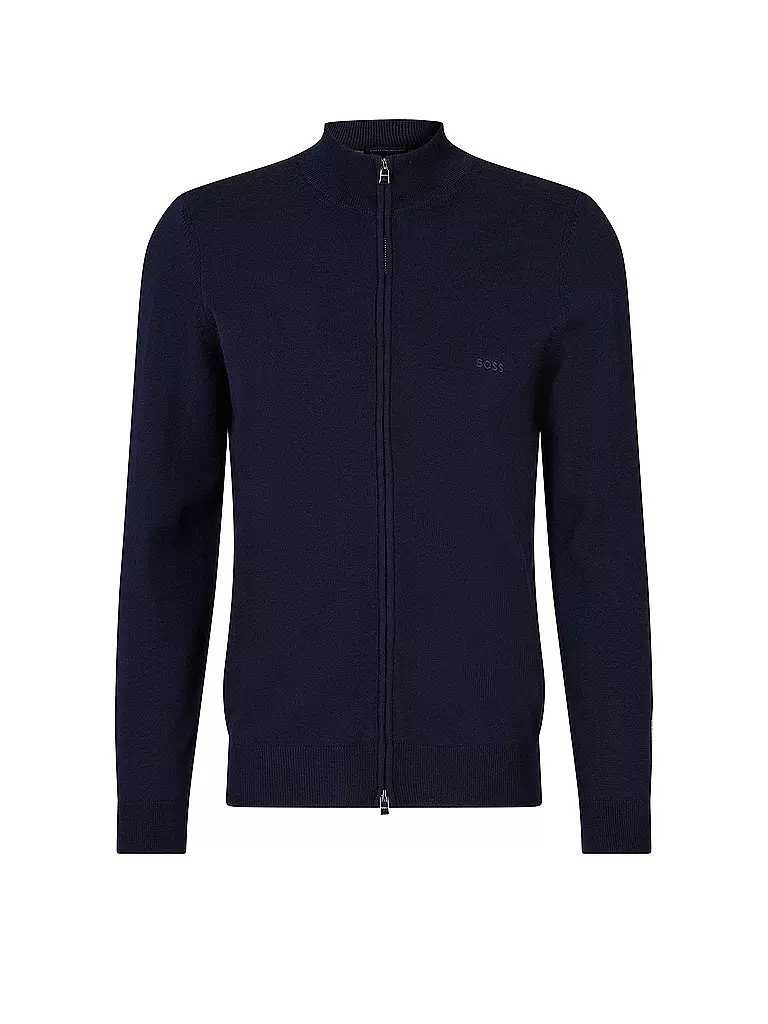 BOSS | Strickjacke BALONSO | Azul oscuro