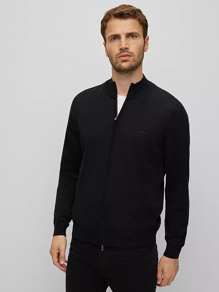 BOSS | Strickjacke BALONSO | Negro