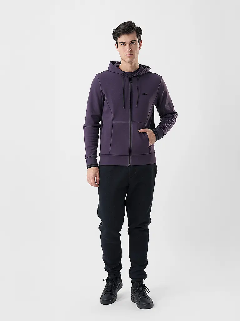 BOSS | Sudadera con cremallera | Lila