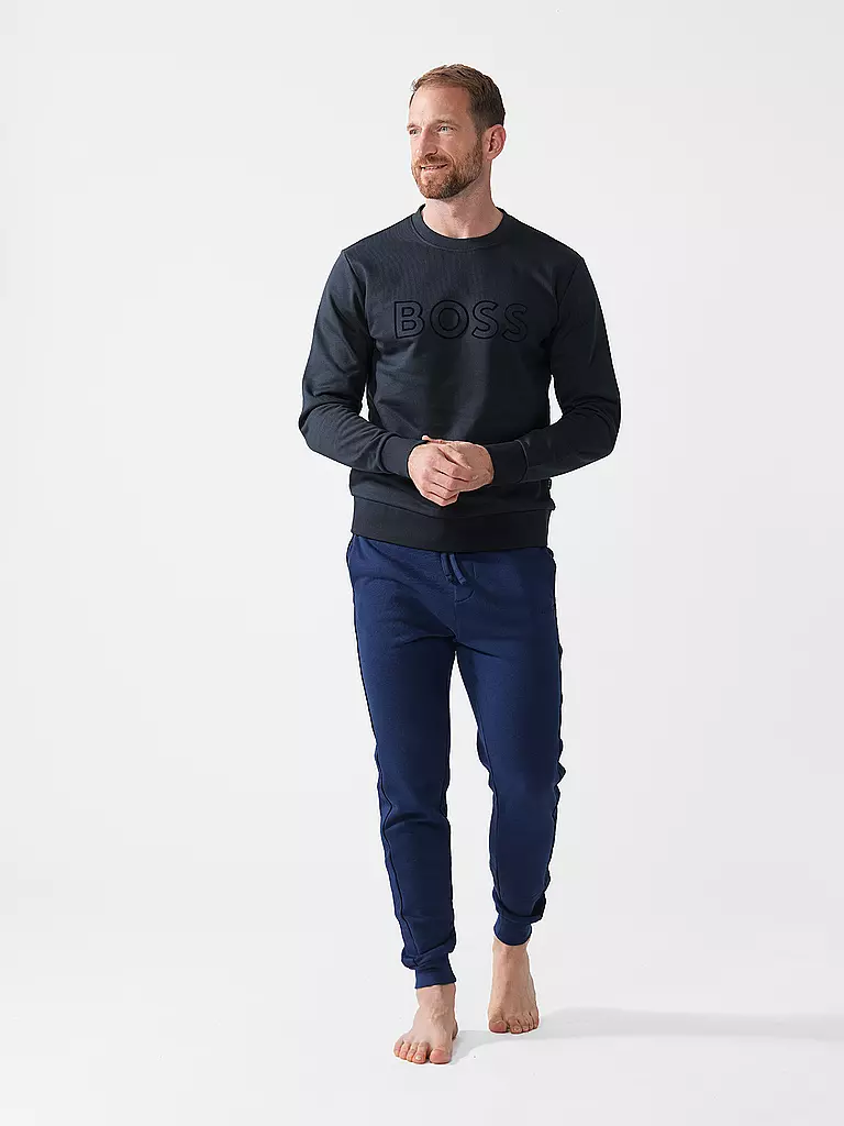 BOSS | Sweater SOLERI | Azul oscuro
