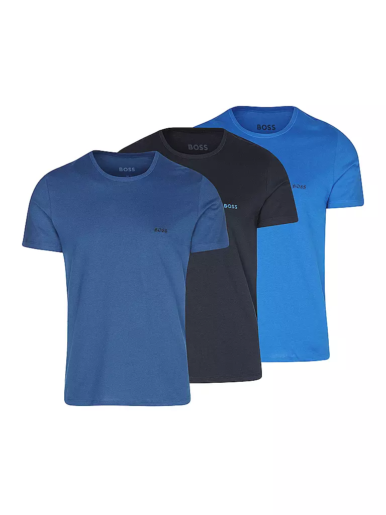 BOSS | T-Shirt 3er Pkg CLASSIC | Azul oscuro