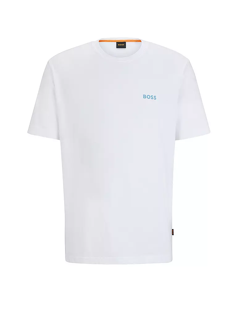 BOSS | T-Shirt Comfort Fit TE_CORAL | Blanco