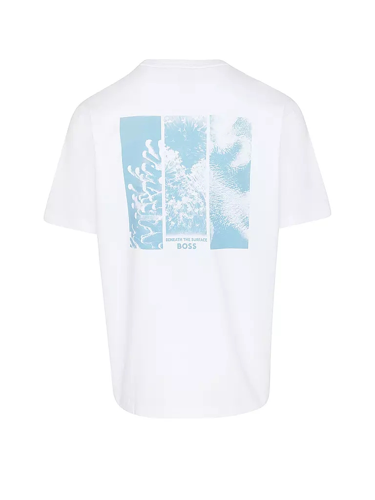 BOSS | T-Shirt Comfort Fit TE_CORAL | Blanco