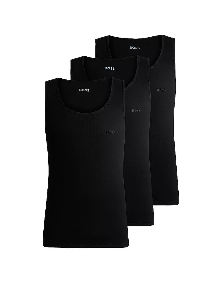 BOSS | Tanktop Paquete de 3 negro | Negro