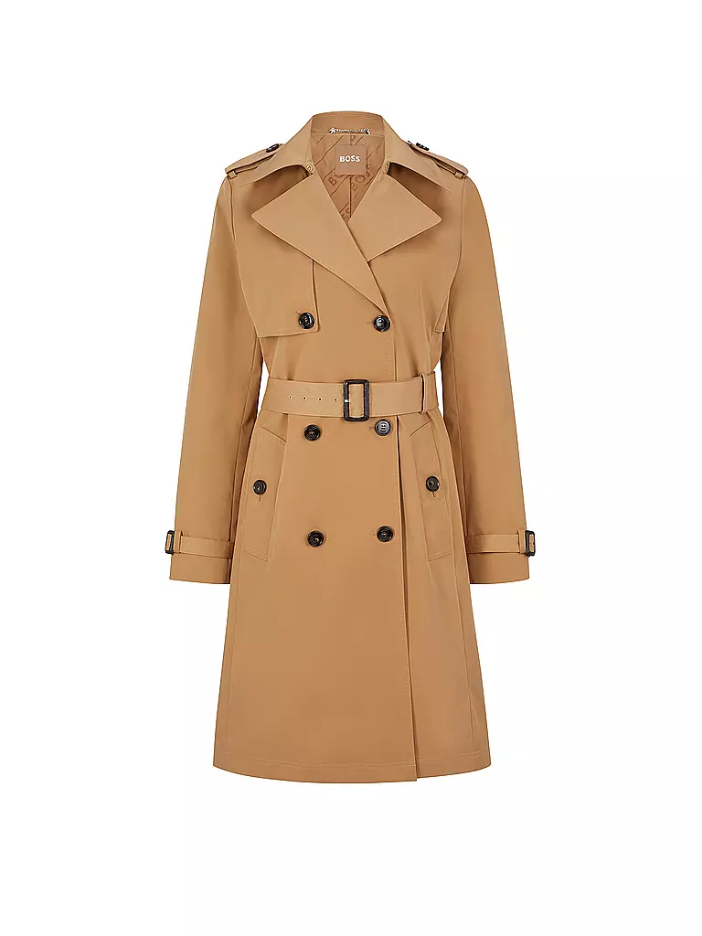 BOSS | Trenchcoat de corte estándar CONRY | Beige