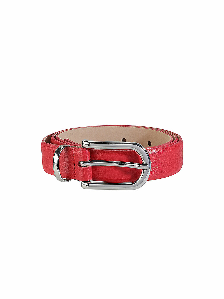 Brax Cinturón de cuero rojo 105