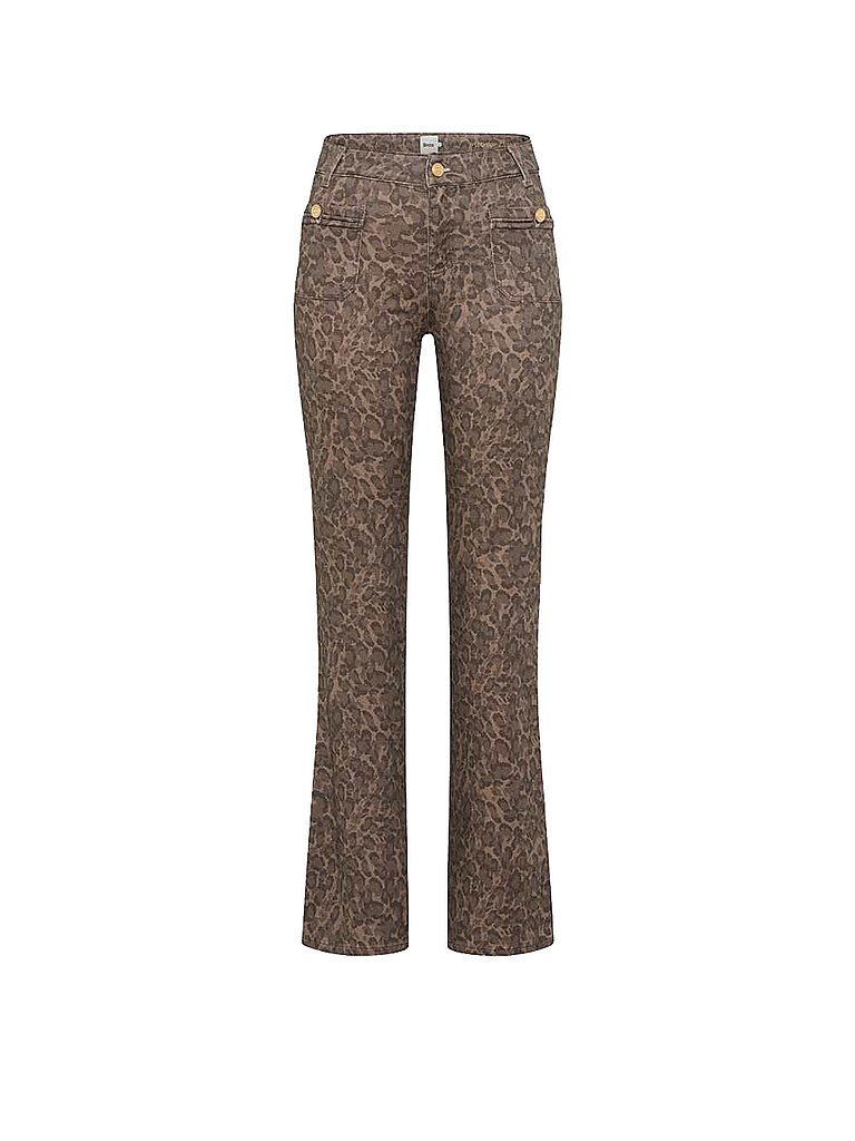 Pantalones de corte acampanado SHAKIRA marrón 40