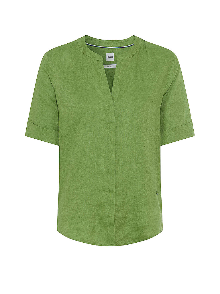 Brax Blusa de lino VERI verde 34