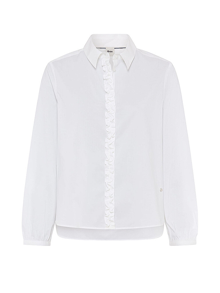 BRAX Blusa VIC FRILL blanco