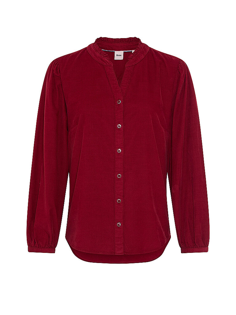 BRAX Blusenshirt VIOLET rojo oscuro