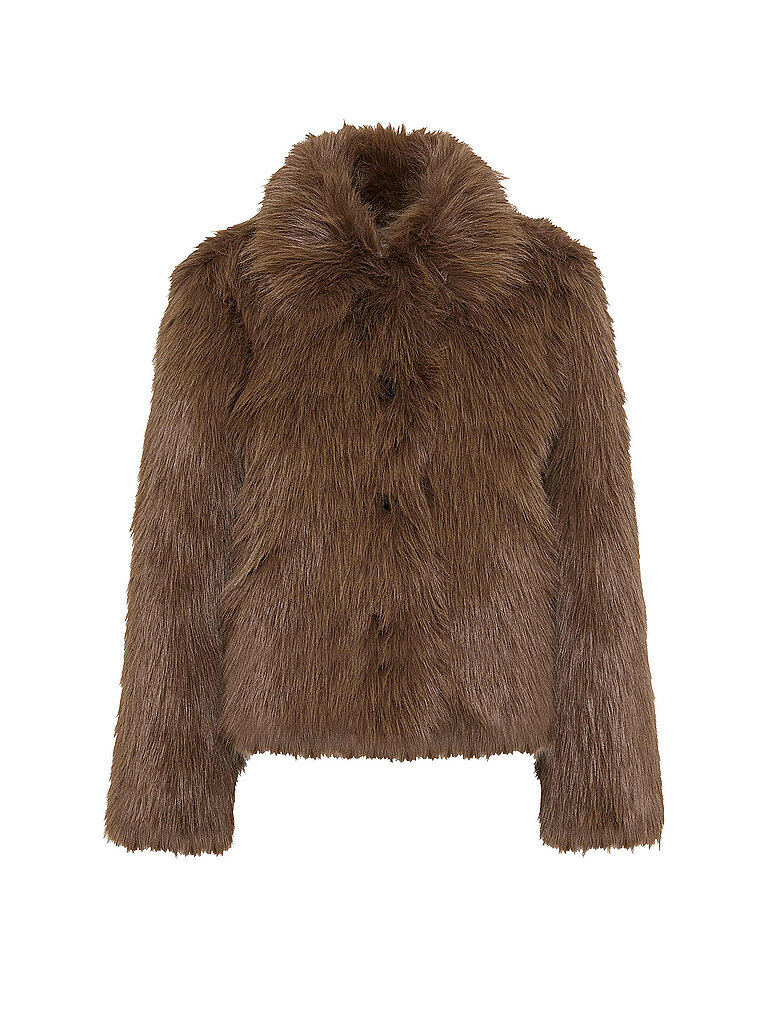 BRAX Chaqueta efecto pelo IZZY marrón